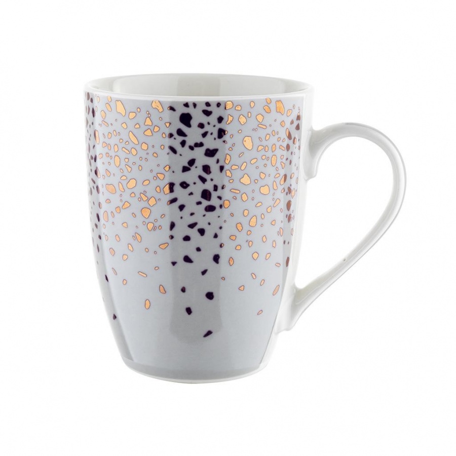 KUBEK SPOTS GREY 340ML NBC - tytuł obrazka KUBEK SPOTS GREY 340ML NBC