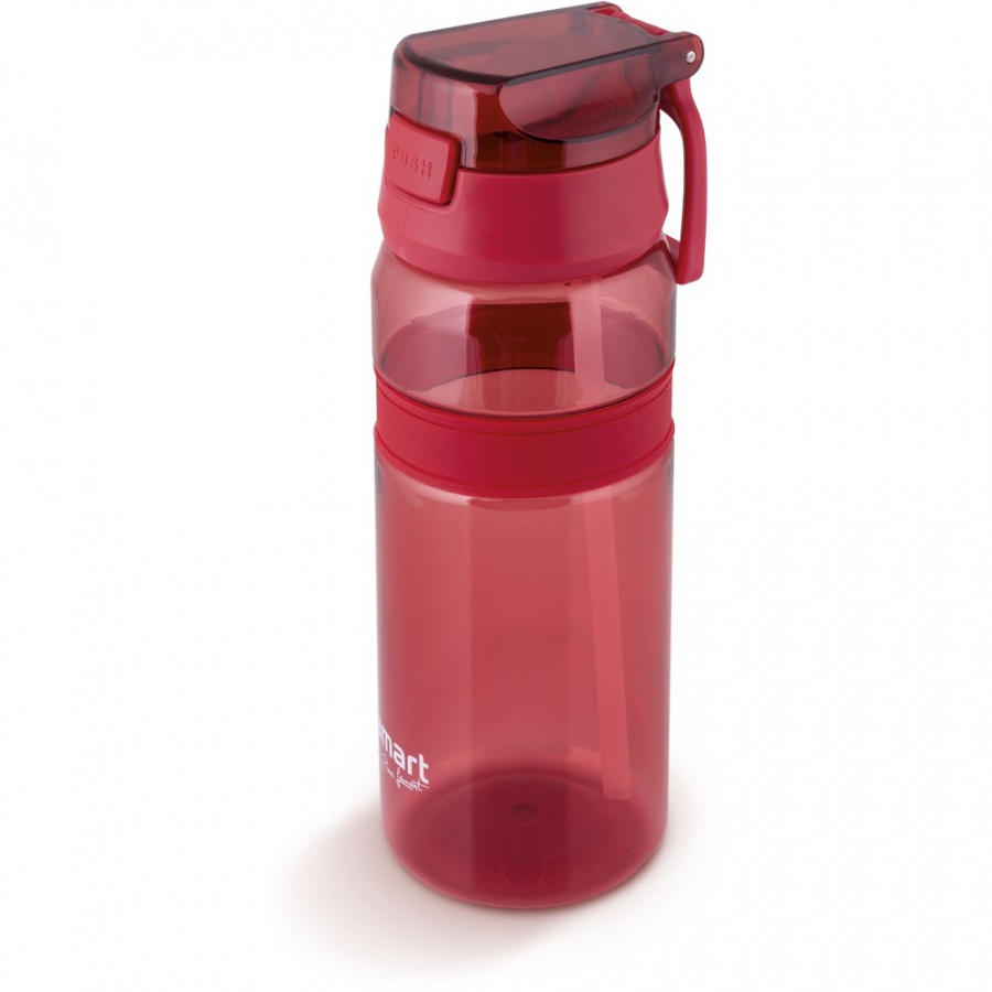 Bidon 700 ml butelka sportowa CZERWONY STRAW Lamart LT4060 - tytuł obrazka Bidon 700 ml butelka sportowa CZERWONY STRAW Lamart LT4060