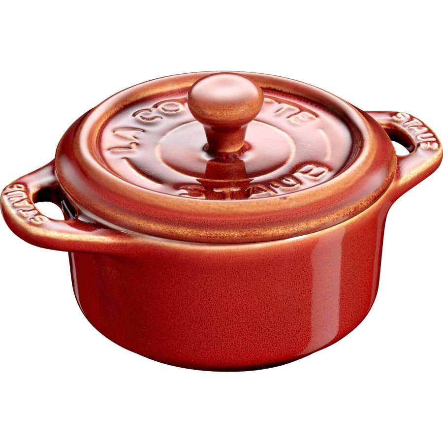 Zdjęcia - Garnek Staub mini cocotte okrągły 200 ml, kasztanowy 40511-999-0 