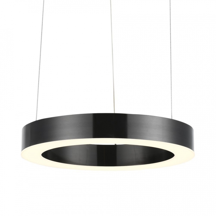 Zdjęcia - Żyrandol / lampa Circle Fitness Step into design Lampa wisząca circle 40 led tytanowa 40 cm 