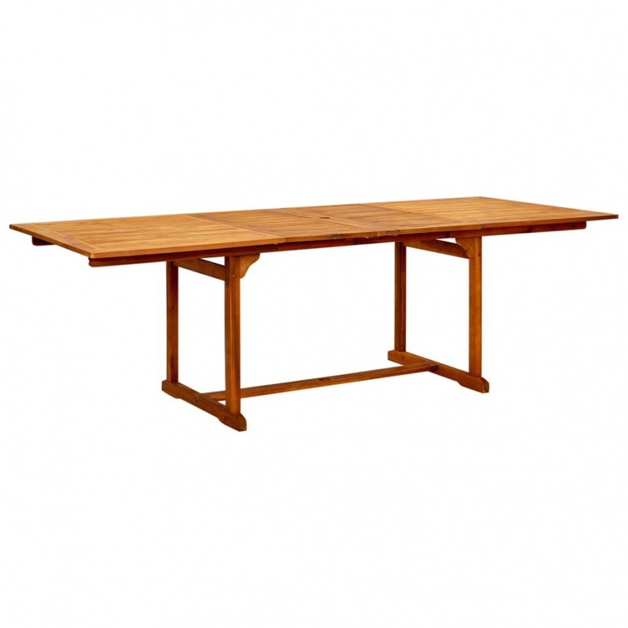 Zdjęcia - Stół kuchenny VIDA Ogrodowy stół jadalniany, x100x75 cm, drewno akacjowe (160-240)