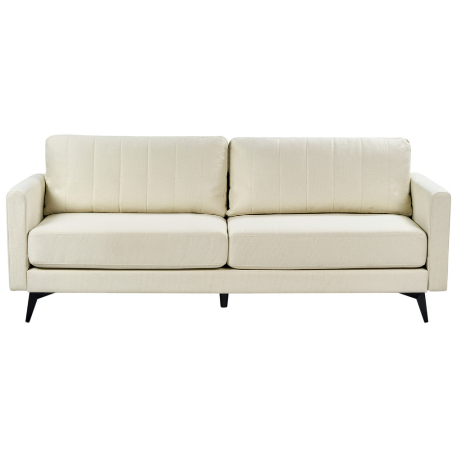 Zdjęcia - Sofa BLmeble 3-osobowa jasnobeżowa mala B525156