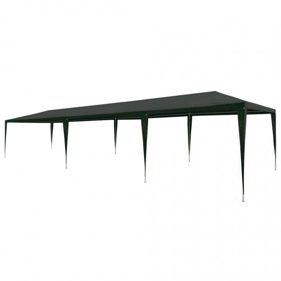 Namiot imprezowy, 3 x 9 m, PE, zielony 1 Namiot imprezowy, 3 x 9 m, PE, zielony