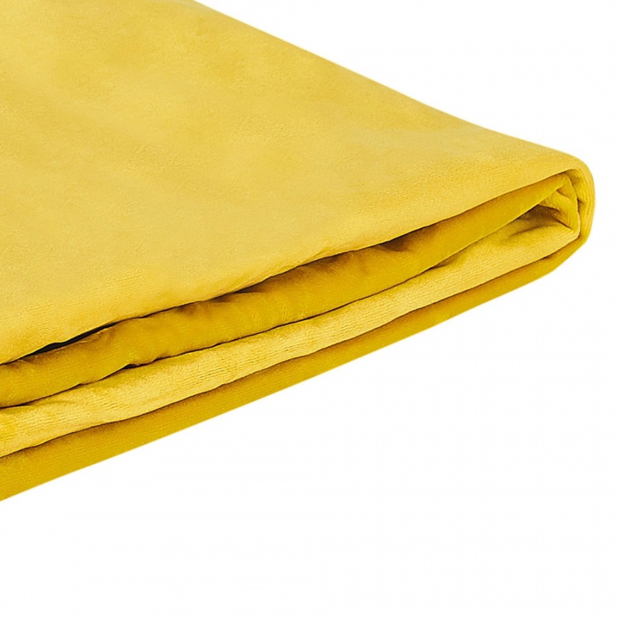 Zdjęcia - Pozostałe meble BLmeble Wymienne obicie do łóżka 160 x 200 cm żółte FITOU 
