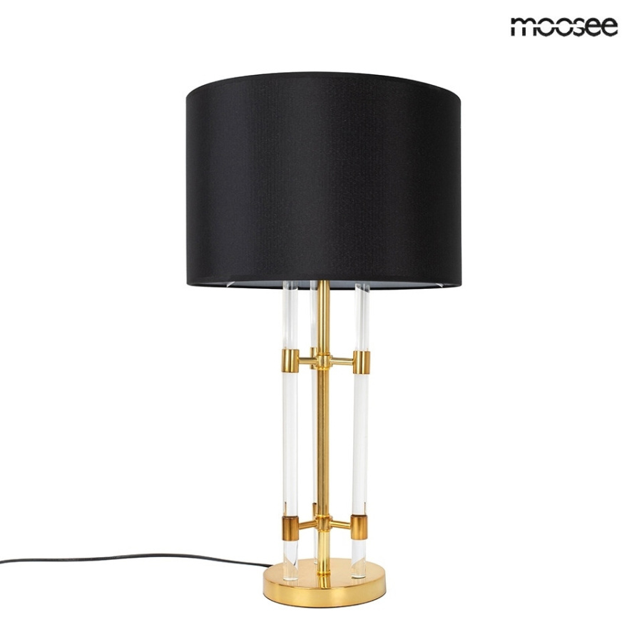 Moosee lampa stołowa moxy złota / czarna