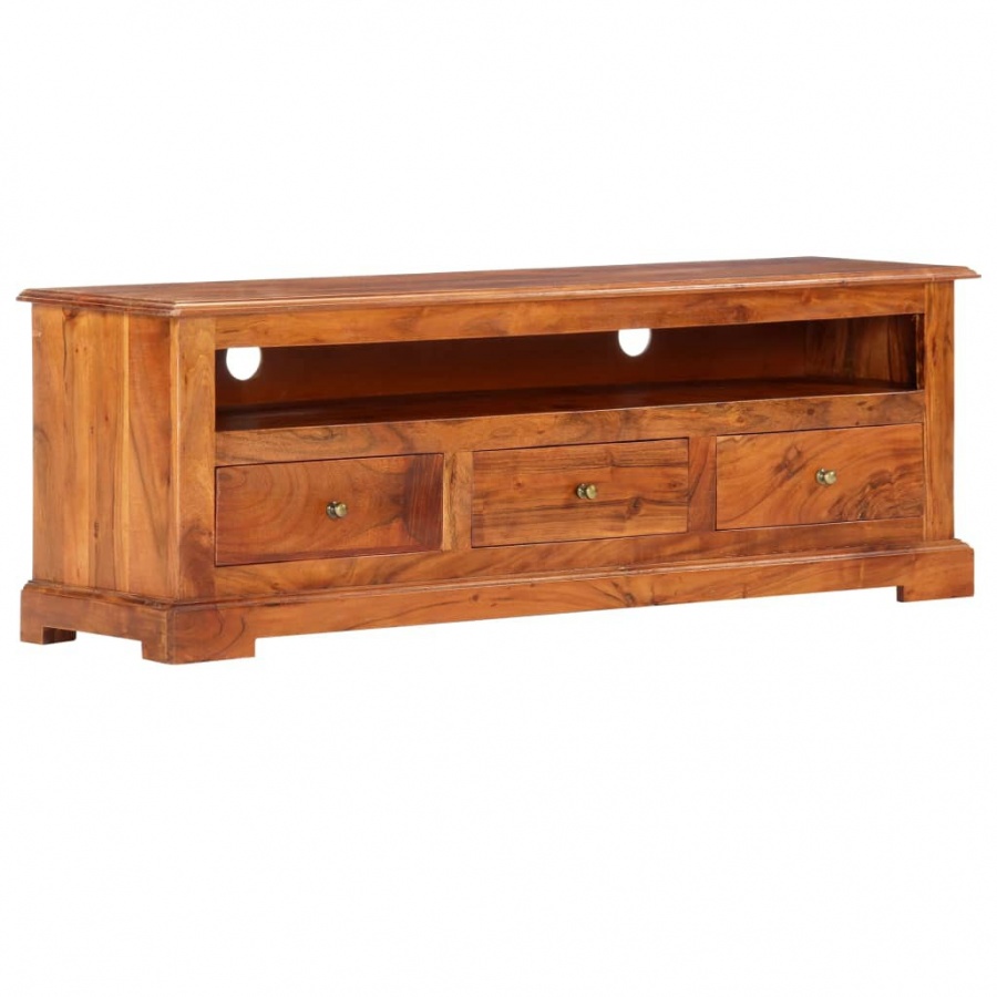Szafka pod TV, 120x30x40 cm, lite drewno akacjowe 1 Szafka pod TV, 120x30x40 cm, lite drewno akacjowe