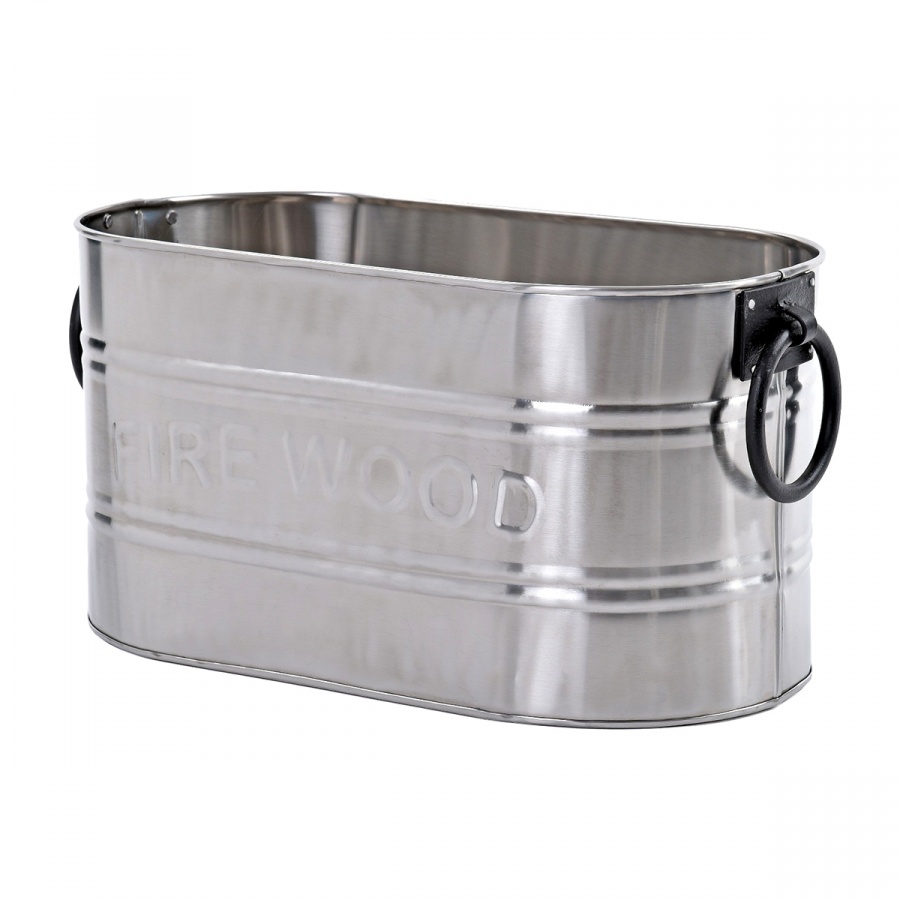 Pojemnik na drewno 45x26 cm Miloo Home Ardent stalowy 1 Pojemnik na drewno 45×26 cm Miloo Home Ardent stalowy