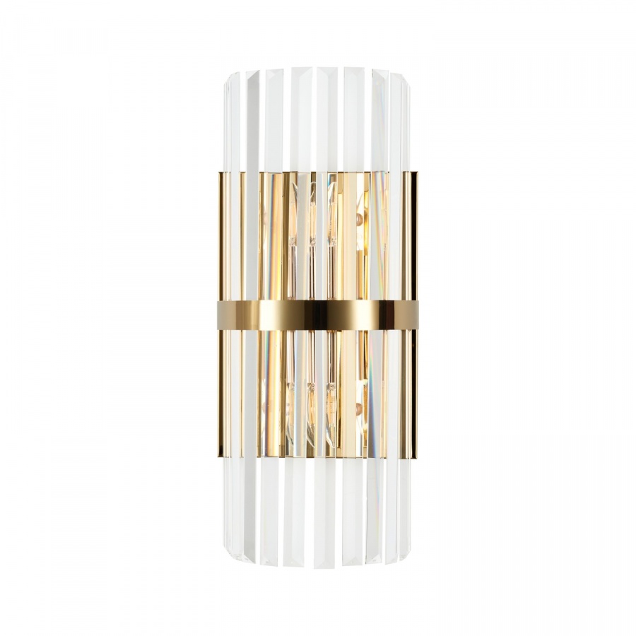 Zdjęcia - Żyrandol / lampa Step into design Lampa ścienna glitter złota 50 cm