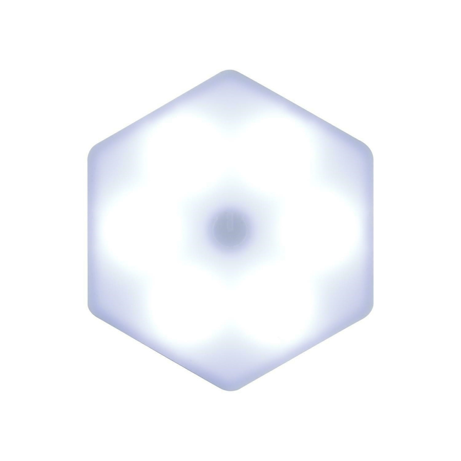 Zestaw 6 lampek ściennych hexagonal 8,5x7,5cm