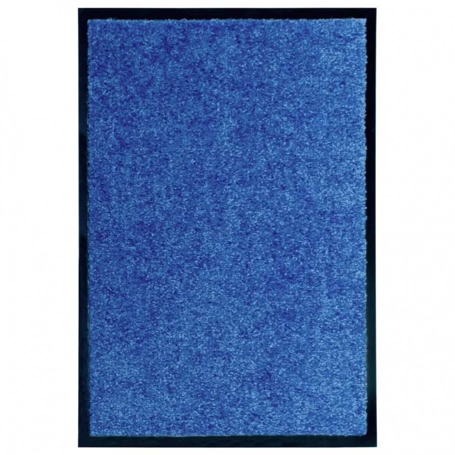 Фото - Килимок під двері VIDA Wycieraczka z możliwością prania, niebieska, 40 x 60 cm 