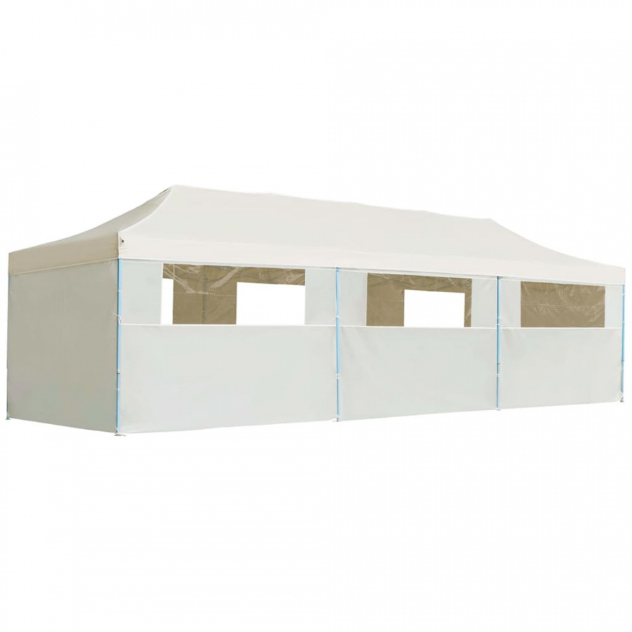 Фото - Садові меблі VIDA Składany namiot z 8 ścianami bocznymi, 3 x 9 m, kremowy 