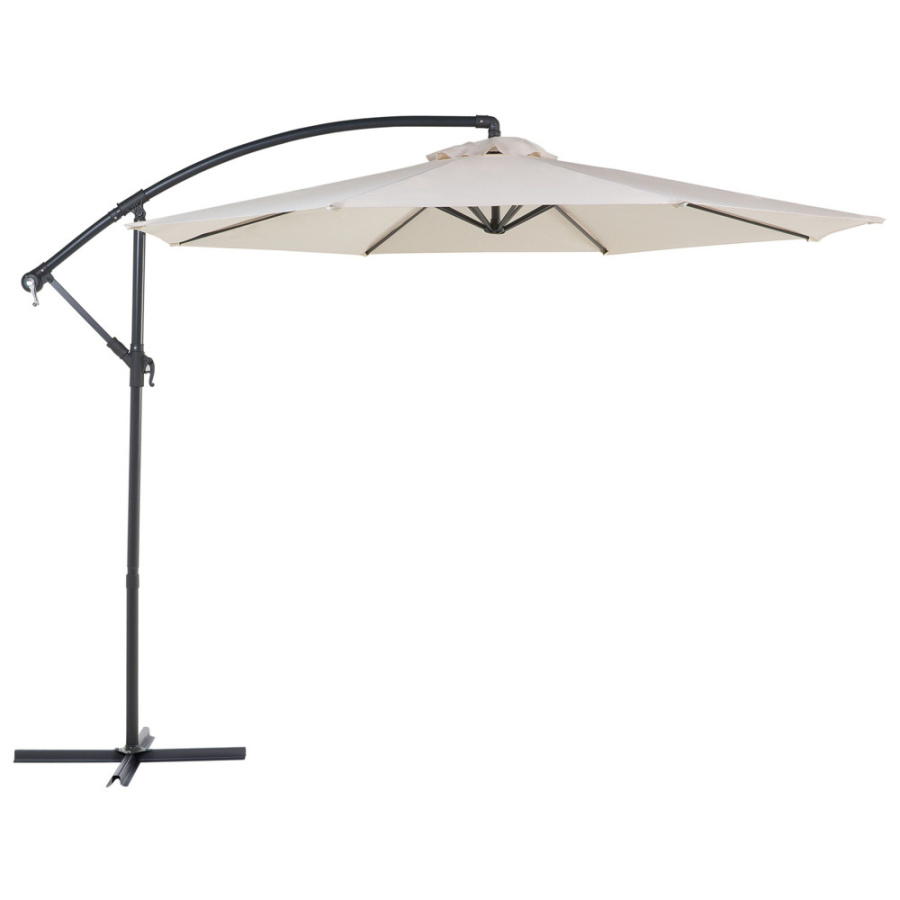 Zdjęcia - Meble ogrodowe BLmeble Parasol ogrodowy ⌀ 300 cm jasnobeżowy ravenna ii B33338 