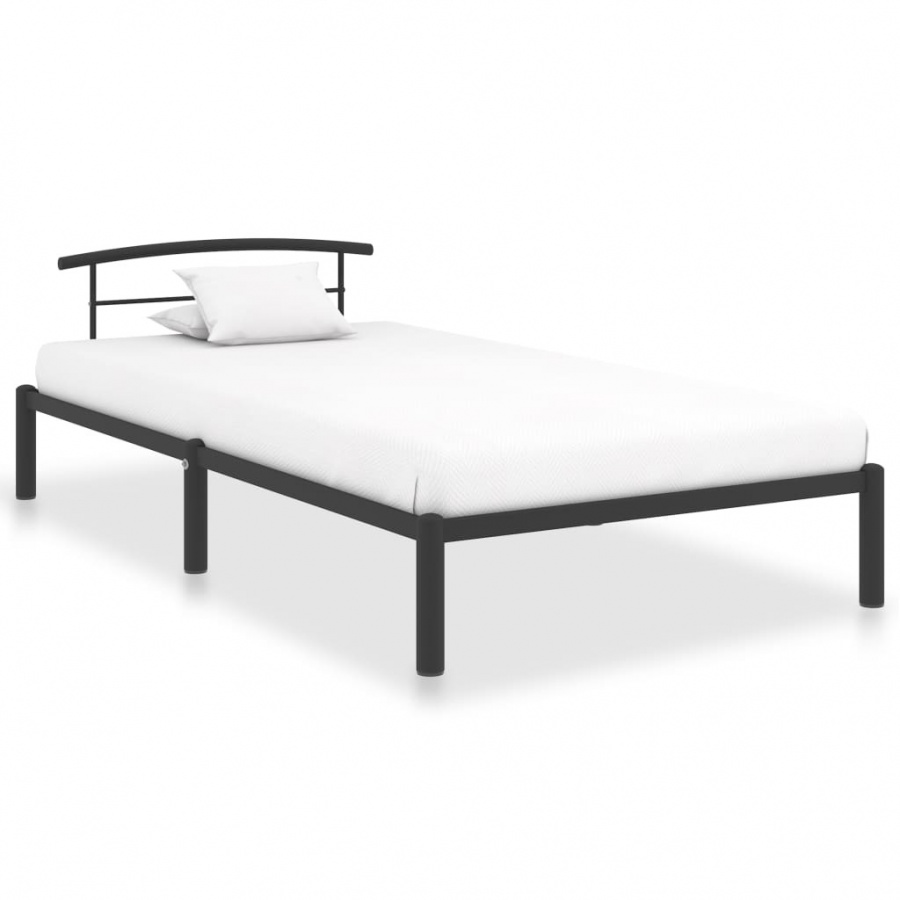 Фото - Каркас для ліжка VIDA Rama łóżka, czarna, metalowa, 90 x 200 cm 