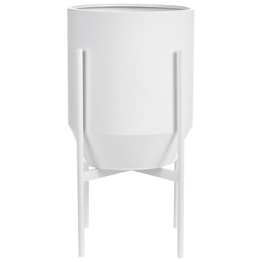 Donica na nóżkach HYBRIDUM Metal 33 cm Biały