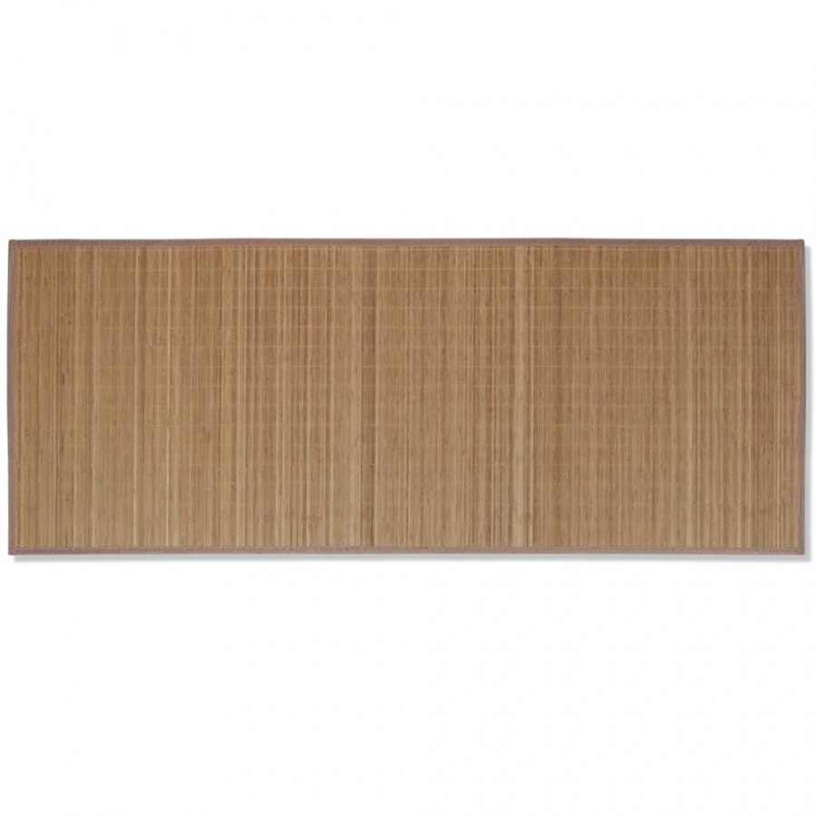 Zdjęcia - Dywan VIDA Mata bambusowa na podłogę, 100x160 cm, brązowa 