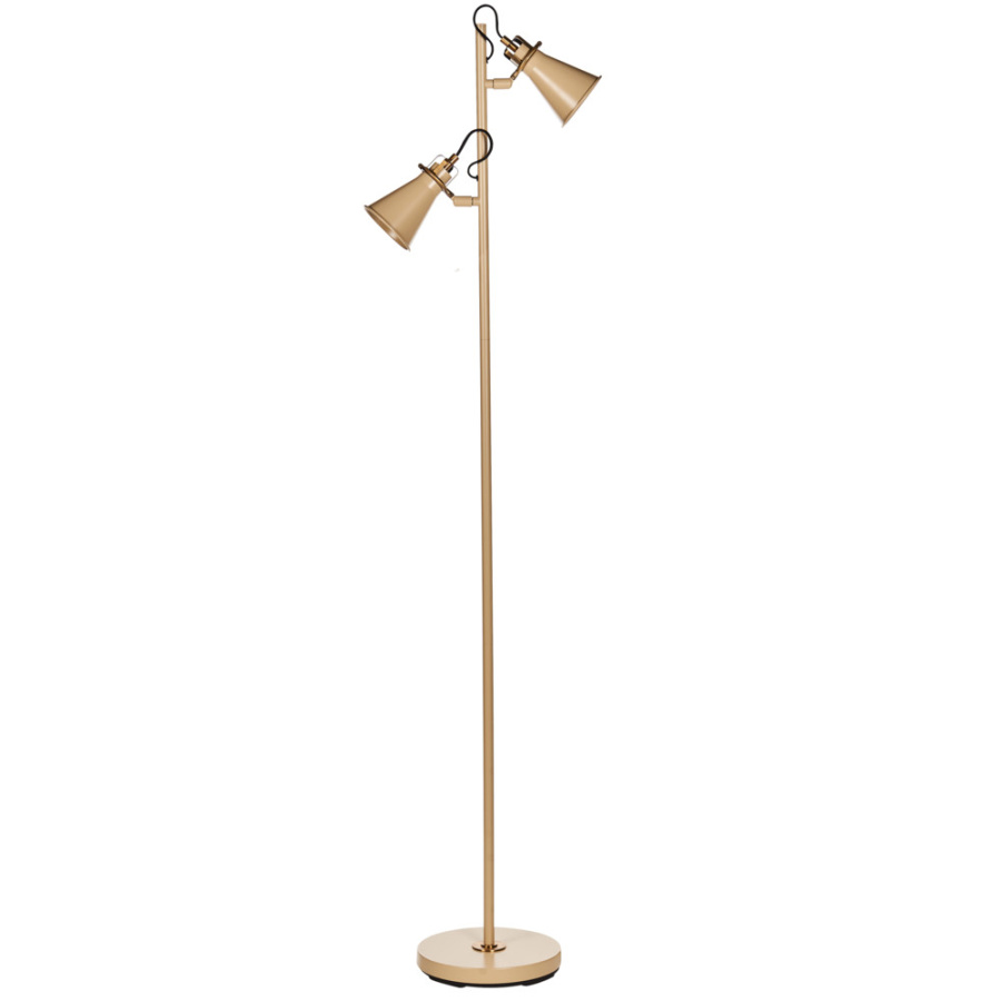 Zdjęcia - Żyrandol / lampa BLmeble Lampa podłogowa moyola regulowana metal beżowy B574550 