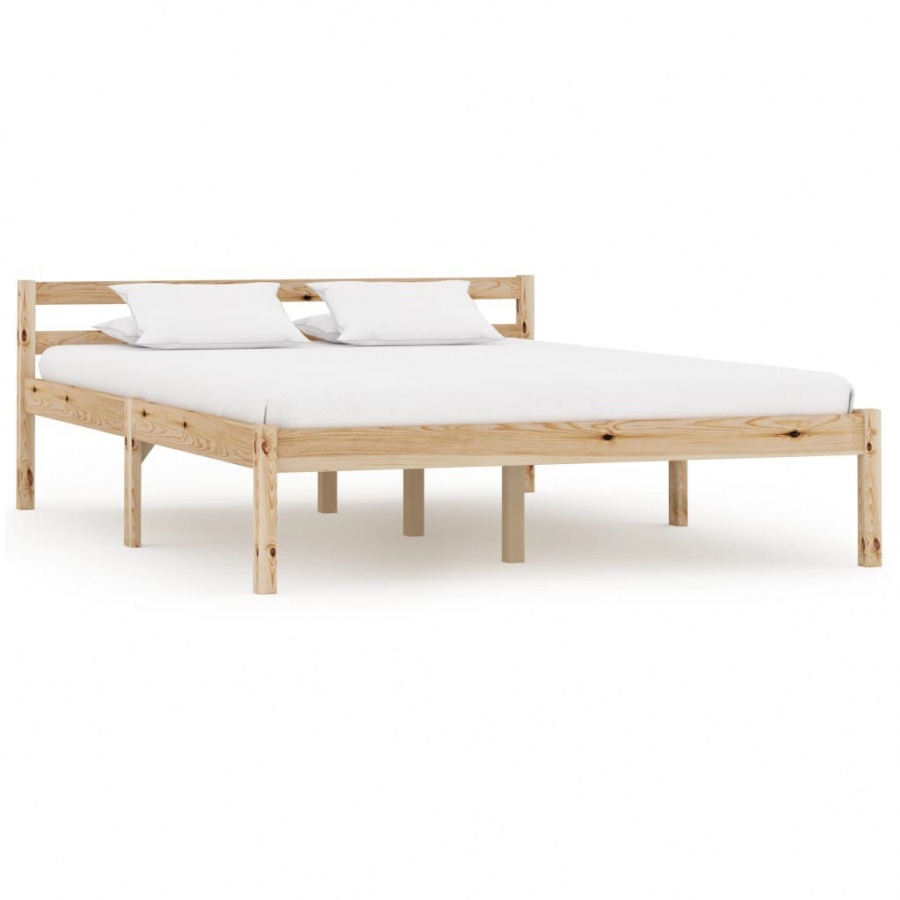 Zdjęcia - Stelaż do łóżka VIDA Rama łóżka, lite drewno sosnowe, 140 x 200 cm 