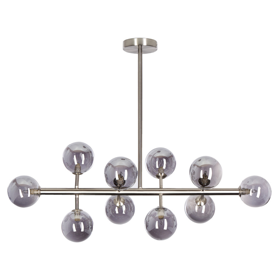 Lampa wisząca ramis metal srebrny