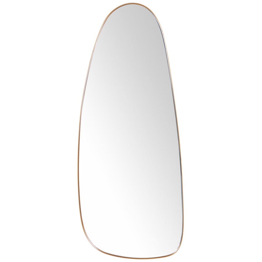 Zdjęcia - Lustro ścienne BLmeble  cergy 39 cm 95 cm metal złoty B433614 