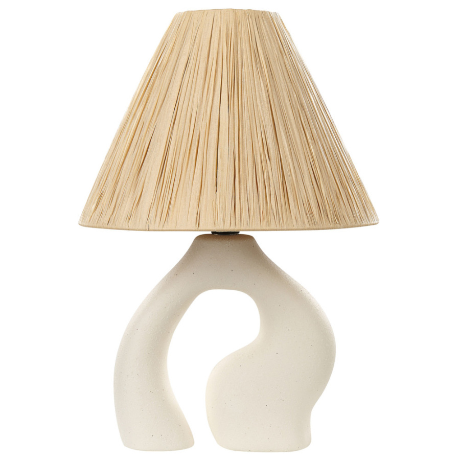Lampa stołowa barbas ceramika naturalny