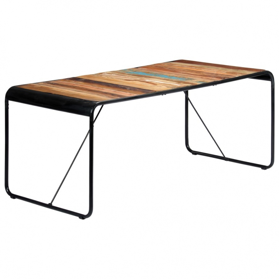 Фото - Обідній стіл VIDA Stół do jadalni, 180 x 90 x 76 cm, lite drewno z odzysku 