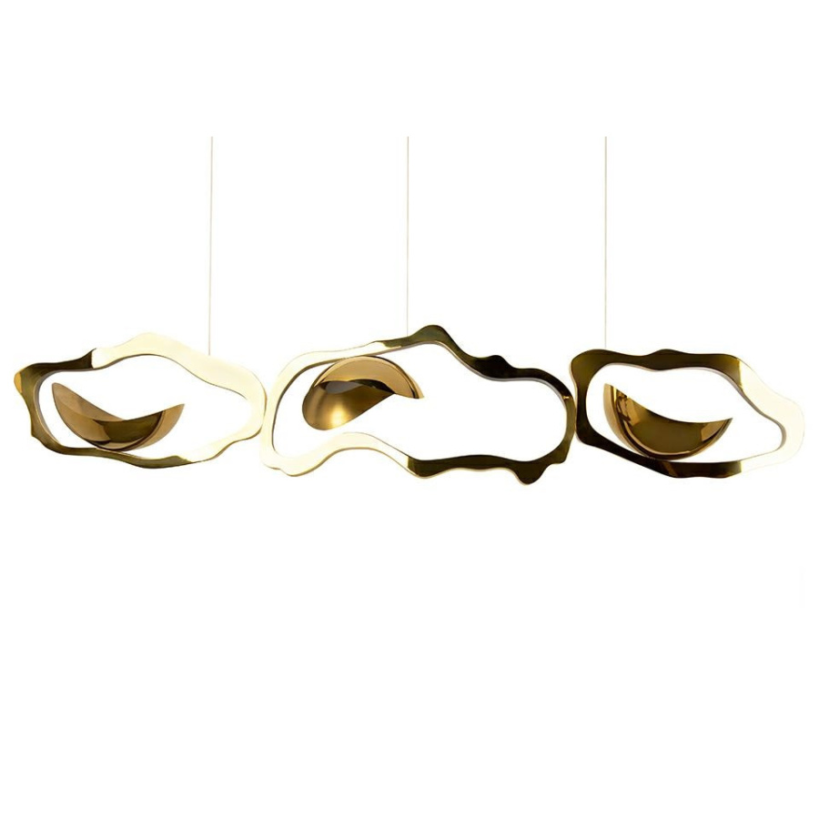 MOOSEE lampa wisząca CHAIN 210 złota