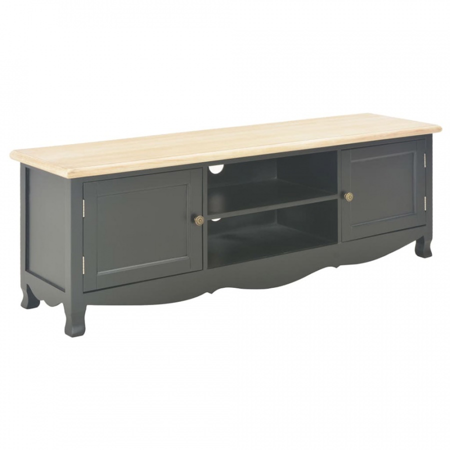 Szafka pod TV, czarna, 120 x 30 x 40 cm, drewniana 1 Szafka pod TV, czarna, 120 x 30 x 40 cm, drewniana
