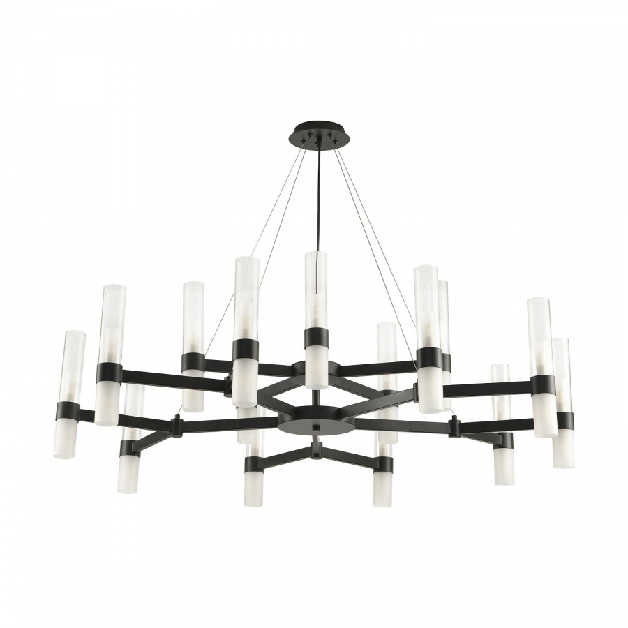 Фото - Люстра / світильник Lampa wisząca candela-15 czarna 120 cm DN1505-15 black