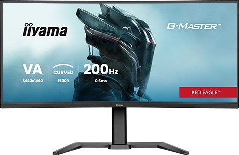iiyama G-MASTER GCB3484WQSU-B2 34IN PRO-GAMING 0.4MS VA LCD 3440X144 monitor komputerowy 86,4 cm (34") 3440 x 1440 px Ul...