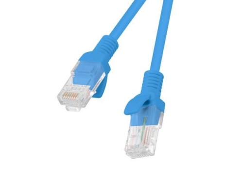 Zdjęcia - Pozostałe akcesoria komputerowe Lanberg PATCHCORD KAT.5E UTP 0.5M NIEBIESKI FLUKE PASSED  10-PACK 