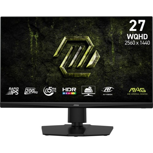 MSI MAG 272QPF E20 monitor komputerowy 68,6 cm (27") 2560 x 1440 px Wide Quad HD LED Czarny