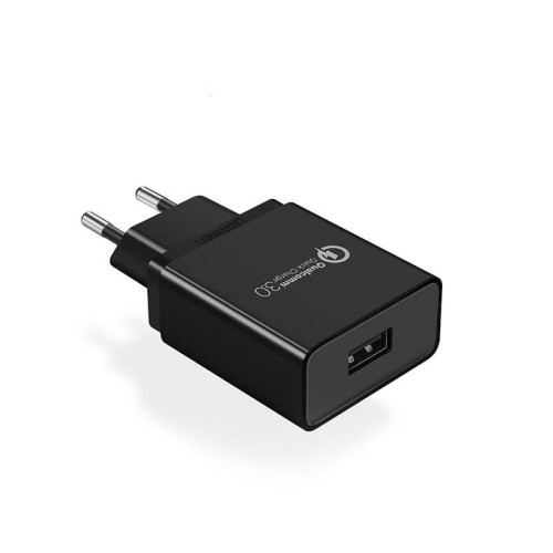 Фото - Зарядний пристрій Ugreen Ładowarka sieciowa  CD122, 18W, QC 3.0, USB  (czarna)