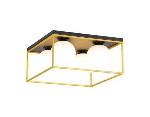 Zdjęcia - Żyrandol / lampa Domoletti Lampa sufitowa Drift 4XE14 Gold