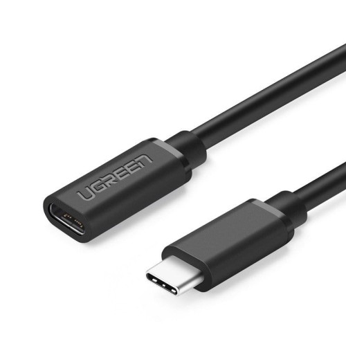 Zdjęcia - Kabel Ugreen Przedłużający  USB-C 3.1 , 4K, 60W, 0,5m  (czarny)