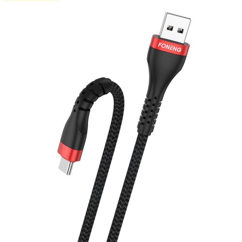 Фото - Кабель Foneng Kabel USB do USB C  X82 3A, 1m  (czarny)