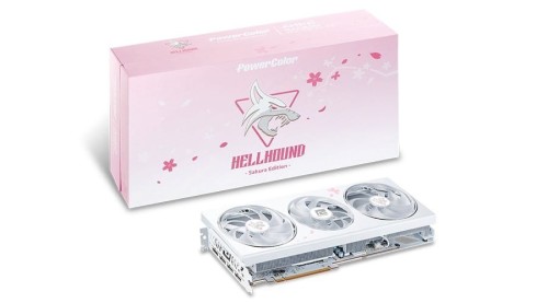 Zdjęcia - Karta graficzna PowerColor   Radeon RX 7800 XT Hellhound Sakura 1 