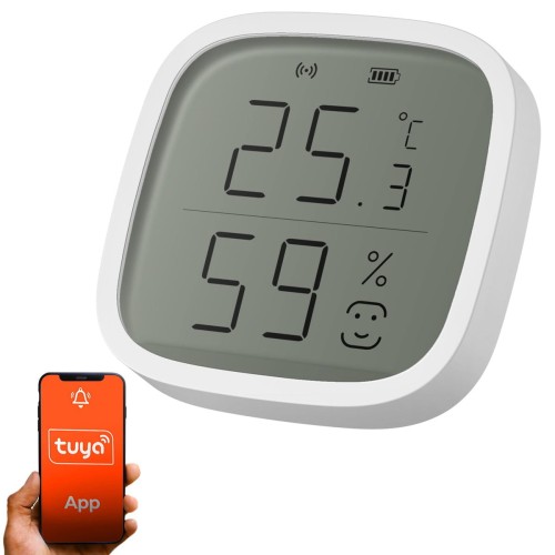 Фото - Охоронний датчик ExtraLink Smart Life Temperature and Humidity Sensor | Czujnik t 