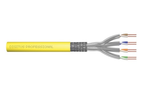 Фото - Кабель Digitus DK-1745-A-VH-5 kabel sieciowy Żółty 500 m Cat7a S/FTP  (S-STP)