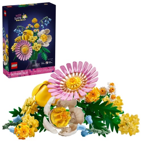 LEGO ICONS 10347 Botanicals - Mały bukiet żółtych kwiatów