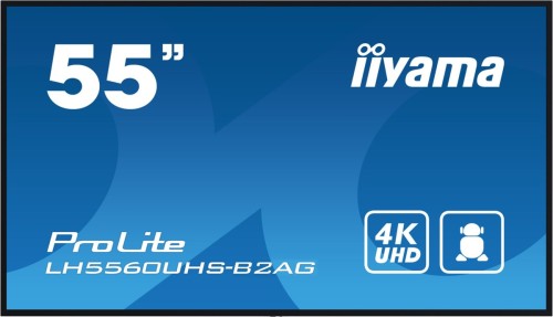 Wyświetlacz iiyama 55” profesjonalny Digital Signage 4K UHD z zaaw. opcjami ster. i łącz.