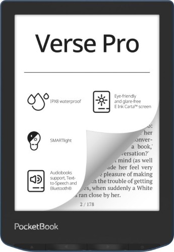 Czytnik E-booków PocketBook Verse Pro 634 6" 16GB Wi-Fi Azure Blue