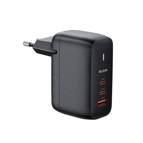 Фото - Зарядний пристрій Mcdodo Ładowarka sieciowa GaN 65W  CH-0291 2x USB-C, USB-A  (czarna)