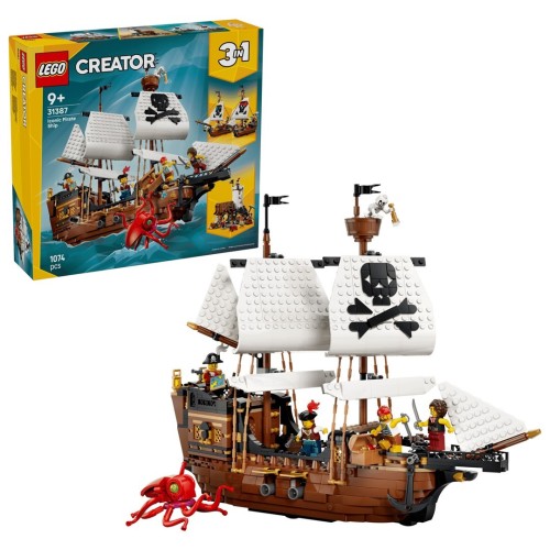 LEGO CREATOR 3 W 1 31387 Legendarny statek piracki