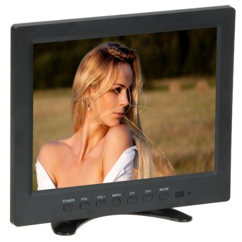 Monitor VGA, HDMI, audio, 1xVideo, USB, pilot TFT-10/CCTV-V2 10"