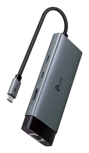 Фото - Кардридер / USB-хаб TP-LINK Hub  UH6120C 2xUSB-A 3.0, 1xUSB-C 3.0, 1xUSB-C PD, HDMI 4K, RJ45 GE 