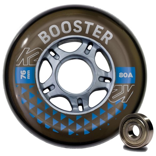 Kółka K2 BOOSTER 76MM 80A 8-WHEEL PACK W ILQ 5 one size