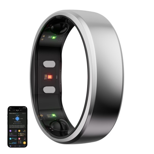 Smartring RINGCONN Gen 2 RCA-01 rozmiar 14 (srebrny)