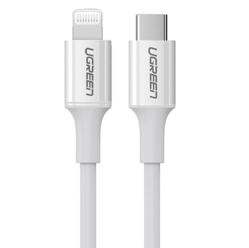 Zdjęcia - Kabel Ugreen  Lightning do USB-C  3A US171, 1.5m  (biały)