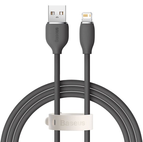 Фото - Кабель BASEUS Kabel USB do Lightning  Jelly, 2,4A 1,2m  (czarny)