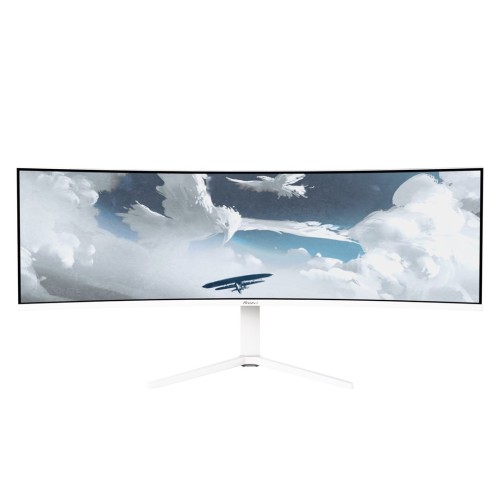 Arozzi Nova 49” Curved monitor komputerowy 124,5 cm (49") 5120 x 1440 px Dual QHD LED Biały
